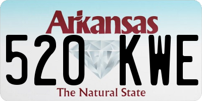AR license plate 520KWE