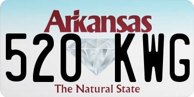 AR license plate 520KWG