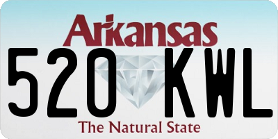 AR license plate 520KWL