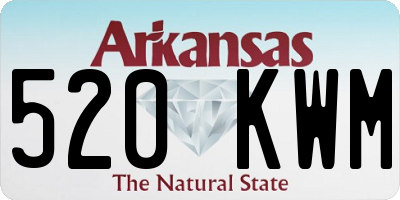 AR license plate 520KWM