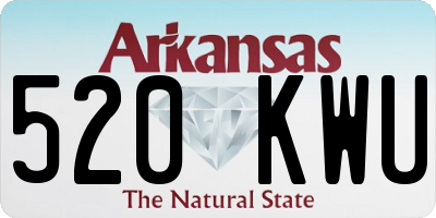 AR license plate 520KWU