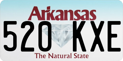 AR license plate 520KXE