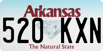 AR license plate 520KXN