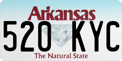 AR license plate 520KYC