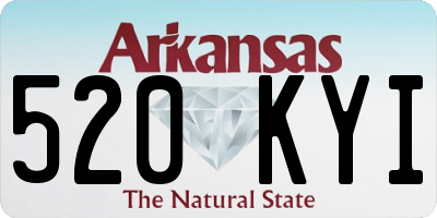 AR license plate 520KYI
