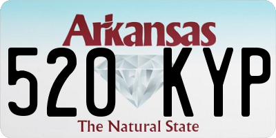 AR license plate 520KYP