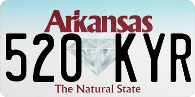 AR license plate 520KYR