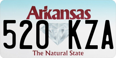 AR license plate 520KZA