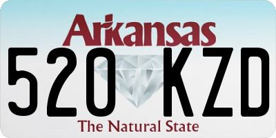 AR license plate 520KZD