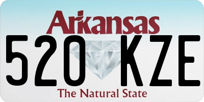 AR license plate 520KZE
