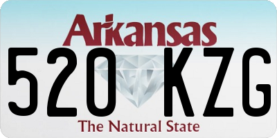 AR license plate 520KZG