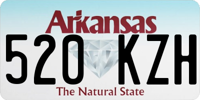 AR license plate 520KZH
