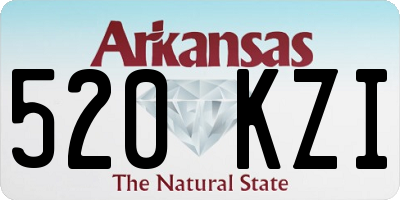AR license plate 520KZI
