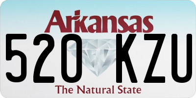 AR license plate 520KZU