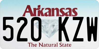 AR license plate 520KZW