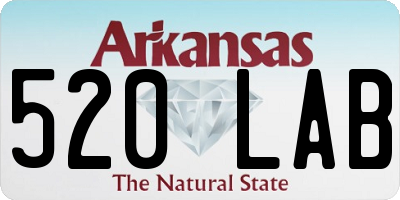 AR license plate 520LAB