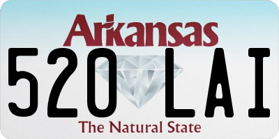 AR license plate 520LAI