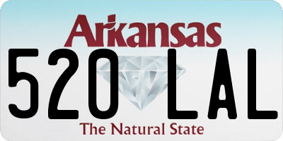 AR license plate 520LAL