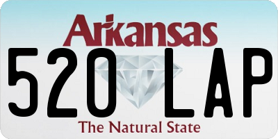 AR license plate 520LAP