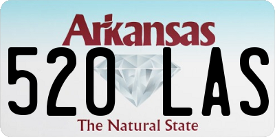AR license plate 520LAS