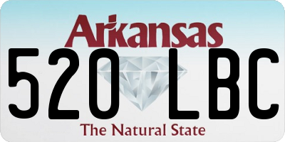AR license plate 520LBC