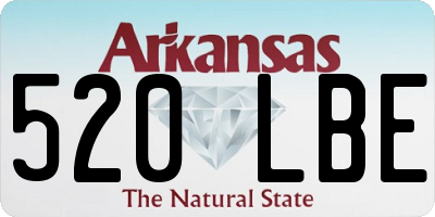 AR license plate 520LBE