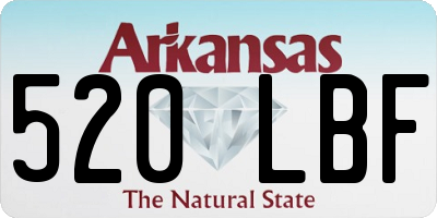 AR license plate 520LBF