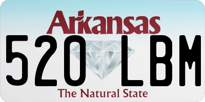 AR license plate 520LBM