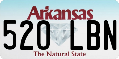 AR license plate 520LBN