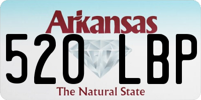 AR license plate 520LBP