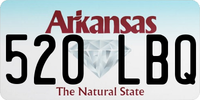 AR license plate 520LBQ