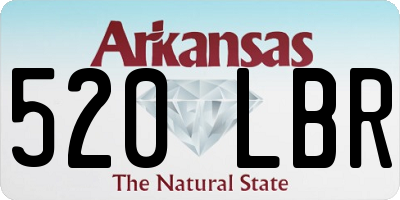 AR license plate 520LBR