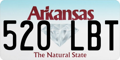 AR license plate 520LBT