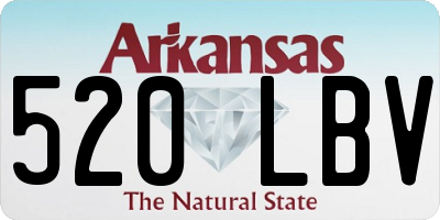 AR license plate 520LBV