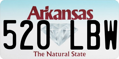 AR license plate 520LBW