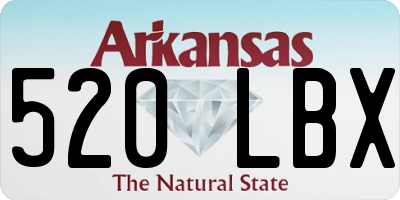 AR license plate 520LBX