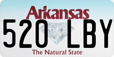 AR license plate 520LBY