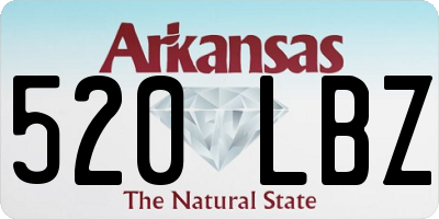 AR license plate 520LBZ