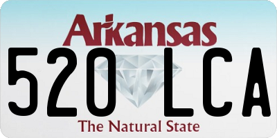 AR license plate 520LCA