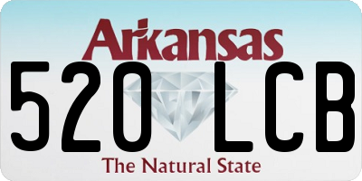 AR license plate 520LCB
