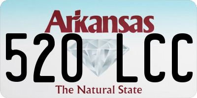 AR license plate 520LCC