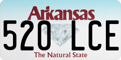 AR license plate 520LCE