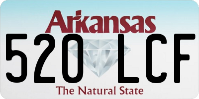 AR license plate 520LCF