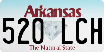 AR license plate 520LCH