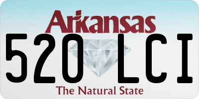 AR license plate 520LCI