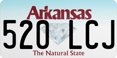 AR license plate 520LCJ