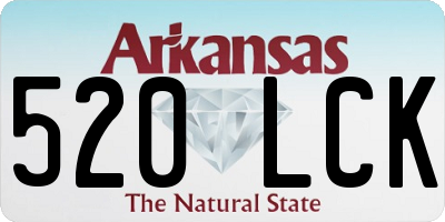AR license plate 520LCK