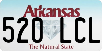 AR license plate 520LCL