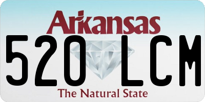 AR license plate 520LCM