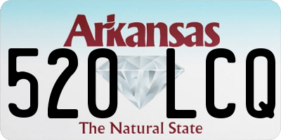 AR license plate 520LCQ